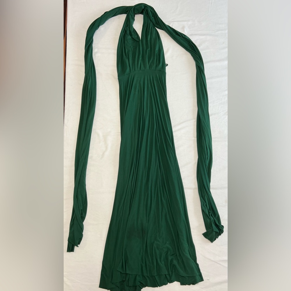 Lulu’s Forest Green Convertible Maxi Dress